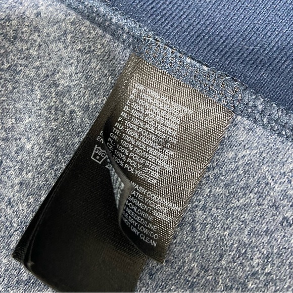 The North Face Men's Full Zip Jacket Sweatshirt Blue Large - Picture 3 of 6